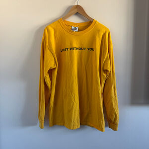 The Ragged Priest | Yellow 'Lost Without You' Long Sleeve Top